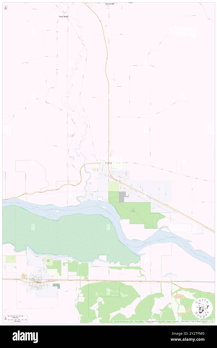 Gotham, Richland County, Stati Uniti, Wisconsin, N 43 13' 23'', S 90 17' 29'', MAP, Cartascapes Map pubblicata nel 2024. Esplora Cartascapes, una mappa che rivela i diversi paesaggi, culture ed ecosistemi della Terra. Viaggia attraverso il tempo e lo spazio, scoprendo l'interconnessione del passato, del presente e del futuro del nostro pianeta. Foto Stock