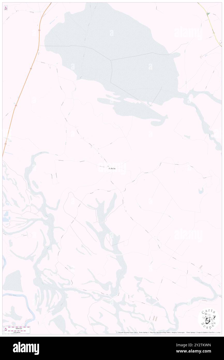 Cahaba, Bertie County, Stati Uniti, Stati Uniti, Carolina del Nord, N 36 2' 25'', S 77 9' 22'', MAP, Cartascapes Map pubblicata nel 2024. Esplora Cartascapes, una mappa che rivela i diversi paesaggi, culture ed ecosistemi della Terra. Viaggia attraverso il tempo e lo spazio, scoprendo l'interconnessione del passato, del presente e del futuro del nostro pianeta. Foto Stock