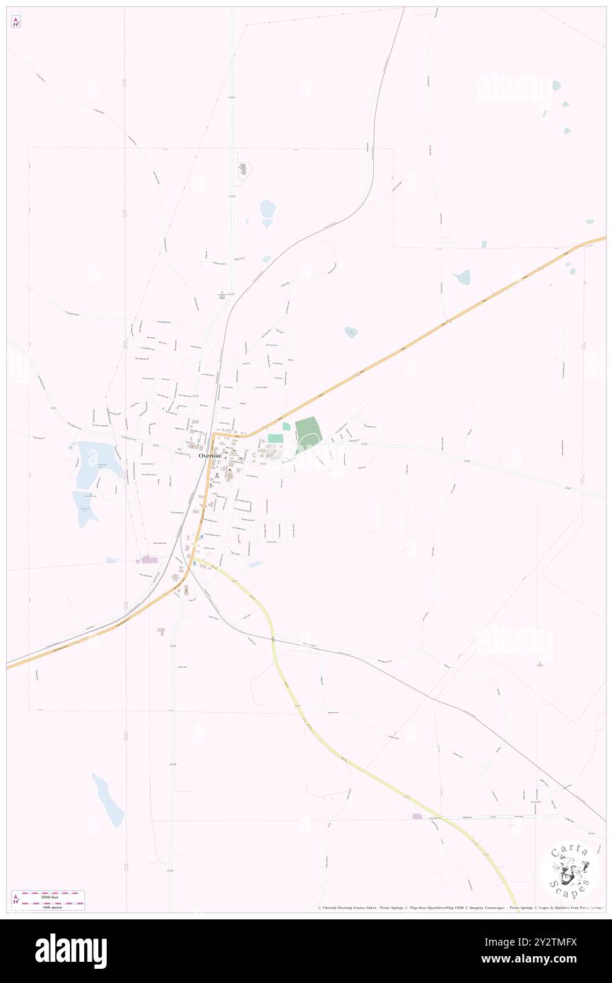 Overton, Rusk County, Stati Uniti, Texas, N 32 16' 28'', S 94 58' 42'', MAP, Cartascapes Map pubblicata nel 2024. Esplora Cartascapes, una mappa che rivela i diversi paesaggi, culture ed ecosistemi della Terra. Viaggia attraverso il tempo e lo spazio, scoprendo l'interconnessione del passato, del presente e del futuro del nostro pianeta. Foto Stock