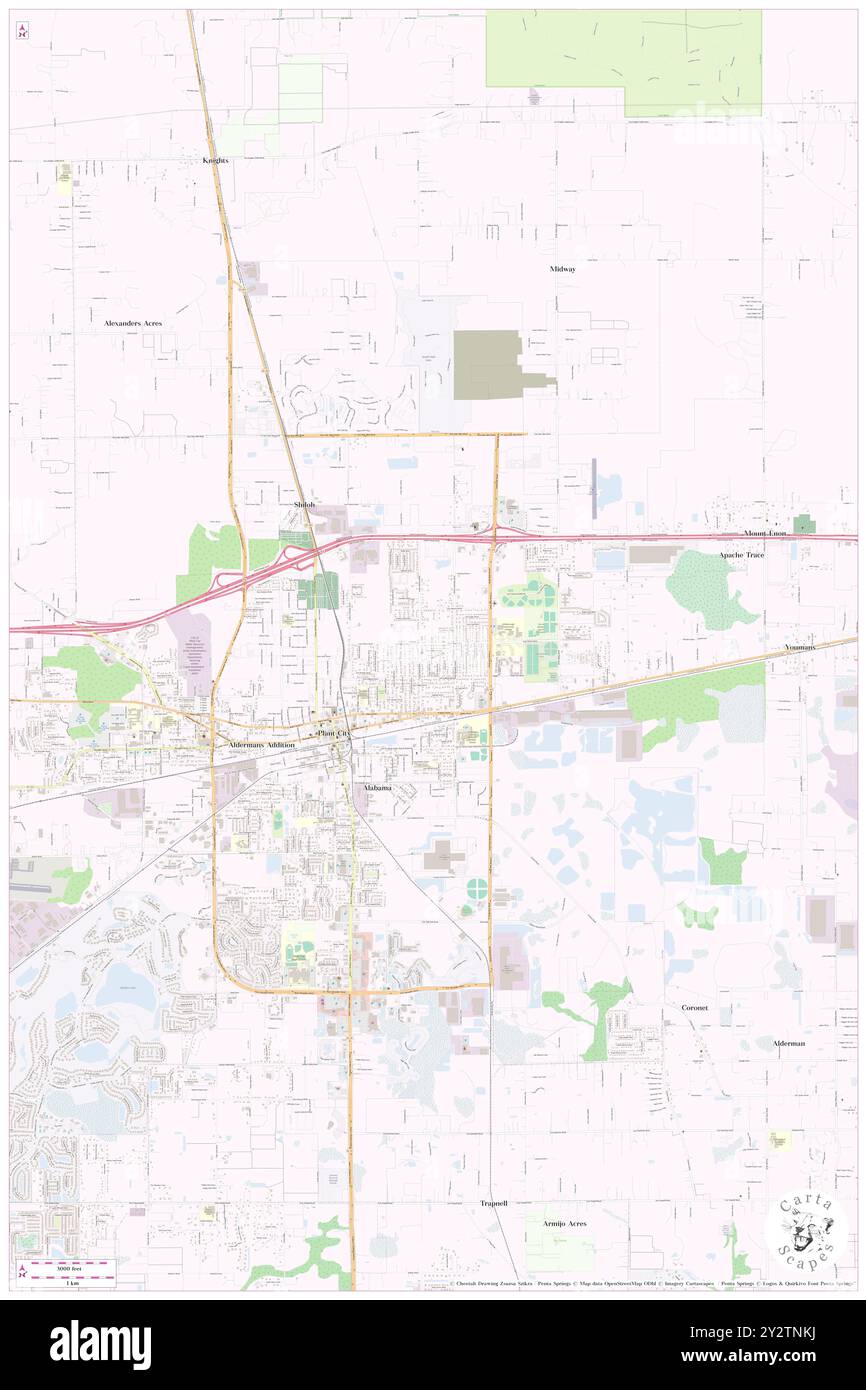 Gibson Terrace, Hillsborough County, Stati Uniti, Florida, N 28 1' 29'', S 82 6' 42'', MAP, Cartascapes Map pubblicata nel 2024. Esplora Cartascapes, una mappa che rivela i diversi paesaggi, culture ed ecosistemi della Terra. Viaggia attraverso il tempo e lo spazio, scoprendo l'interconnessione del passato, del presente e del futuro del nostro pianeta. Foto Stock