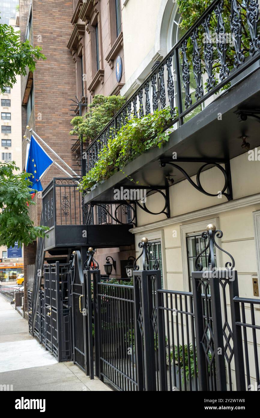 La missione permanente di Malta presso le Nazioni Unite, New York, USA 2024 Foto Stock