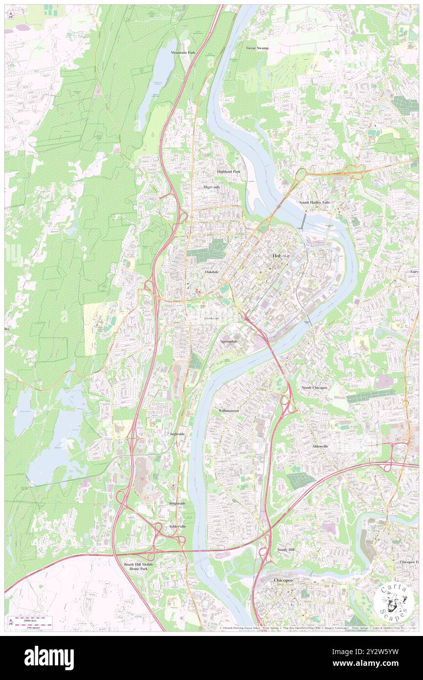 Elmwood, Hampden County, Stati Uniti, Massachusetts, N 42 11' 45'', S 72 37' 28'', MAP, Cartascapes Map pubblicata nel 2024. Esplora Cartascapes, una mappa che rivela i diversi paesaggi, culture ed ecosistemi della Terra. Viaggia attraverso il tempo e lo spazio, scoprendo l'interconnessione del passato, del presente e del futuro del nostro pianeta. Foto Stock