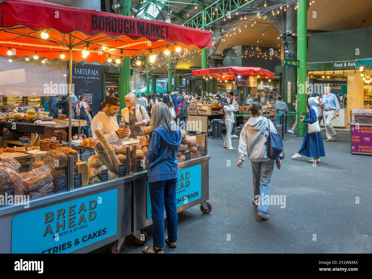 Borough Market, London, England, Regno Unito Foto Stock