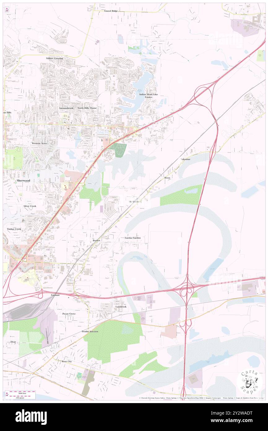 McAlmont, Pulaski County, Stati Uniti, Arkansas, N 34 48' 30'', S 92 10' 54'', MAP, Cartascapes Map pubblicata nel 2024. Esplora Cartascapes, una mappa che rivela i diversi paesaggi, culture ed ecosistemi della Terra. Viaggia attraverso il tempo e lo spazio, scoprendo l'interconnessione del passato, del presente e del futuro del nostro pianeta. Foto Stock