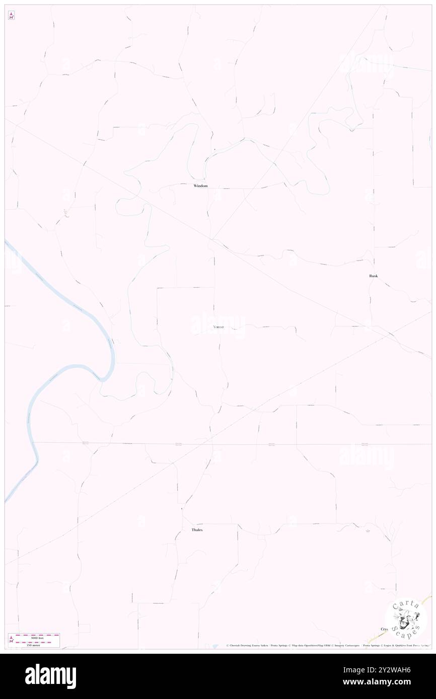 Yenne, Martin County, Stati Uniti, Stati Uniti, Indiana, N 38 32' 52'', S 86 47' 36'', MAP, Cartascapes Map pubblicata nel 2024. Esplora Cartascapes, una mappa che rivela i diversi paesaggi, culture ed ecosistemi della Terra. Viaggia attraverso il tempo e lo spazio, scoprendo l'interconnessione del passato, del presente e del futuro del nostro pianeta. Foto Stock