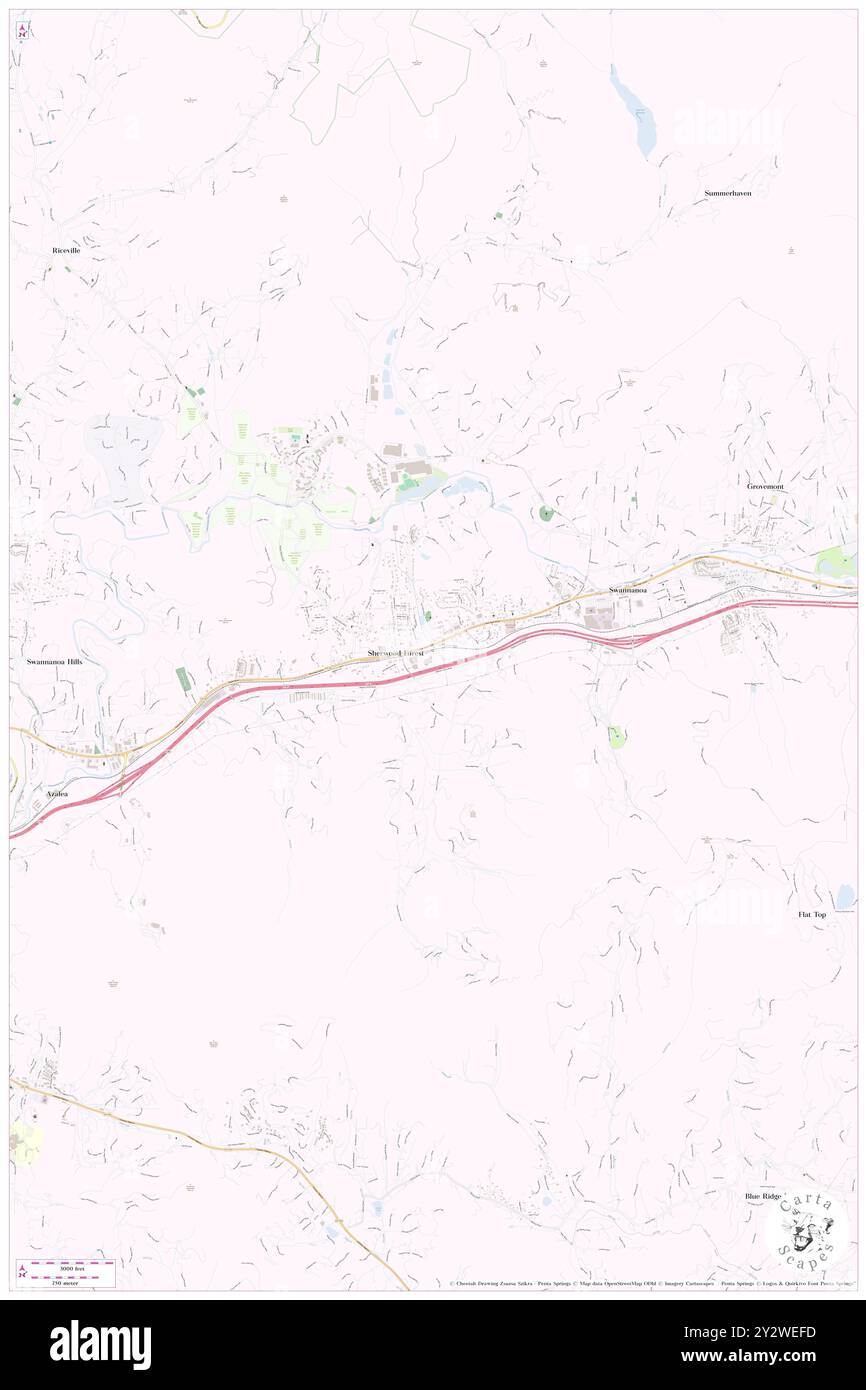 Wilson, Buncombe County, Stati Uniti, Stati Uniti, Carolina del Nord, N 35 35' 38'', S 82 25' 35'', MAP, Cartascapes Map pubblicata nel 2024. Esplora Cartascapes, una mappa che rivela i diversi paesaggi, culture ed ecosistemi della Terra. Viaggia attraverso il tempo e lo spazio, scoprendo l'interconnessione del passato, del presente e del futuro del nostro pianeta. Foto Stock