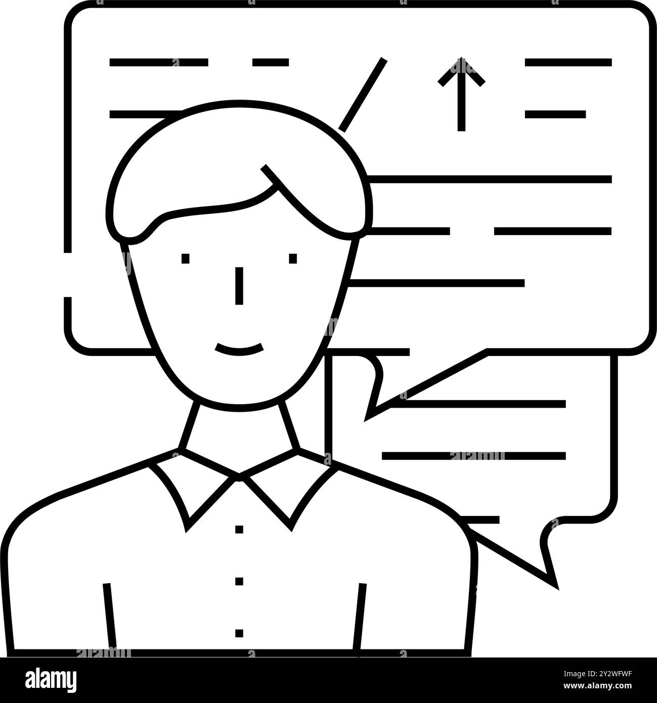 sconti di stagione linea di vendita icona vettore illustrazione Illustrazione Vettoriale