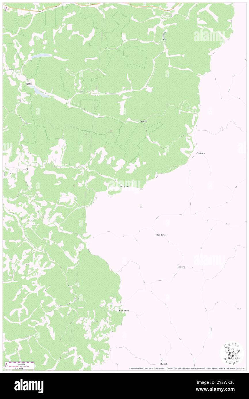 Allentown, Roane County, Stati Uniti, West Virginia, N 38 45' 53'', S 81 30' 45'', MAP, Cartascapes Map pubblicata nel 2024. Esplora Cartascapes, una mappa che rivela i diversi paesaggi, culture ed ecosistemi della Terra. Viaggia attraverso il tempo e lo spazio, scoprendo l'interconnessione del passato, del presente e del futuro del nostro pianeta. Foto Stock