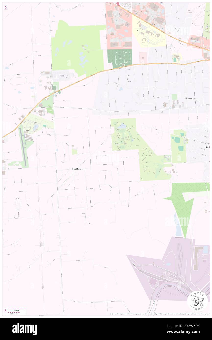 Meridian, Butler County, Stati Uniti, Stati Uniti, Pennsylvania, N 40 50' 54'', S 79 57' 43'', MAP, Cartascapes Map pubblicata nel 2024. Esplora Cartascapes, una mappa che rivela i diversi paesaggi, culture ed ecosistemi della Terra. Viaggia attraverso il tempo e lo spazio, scoprendo l'interconnessione del passato, del presente e del futuro del nostro pianeta. Foto Stock