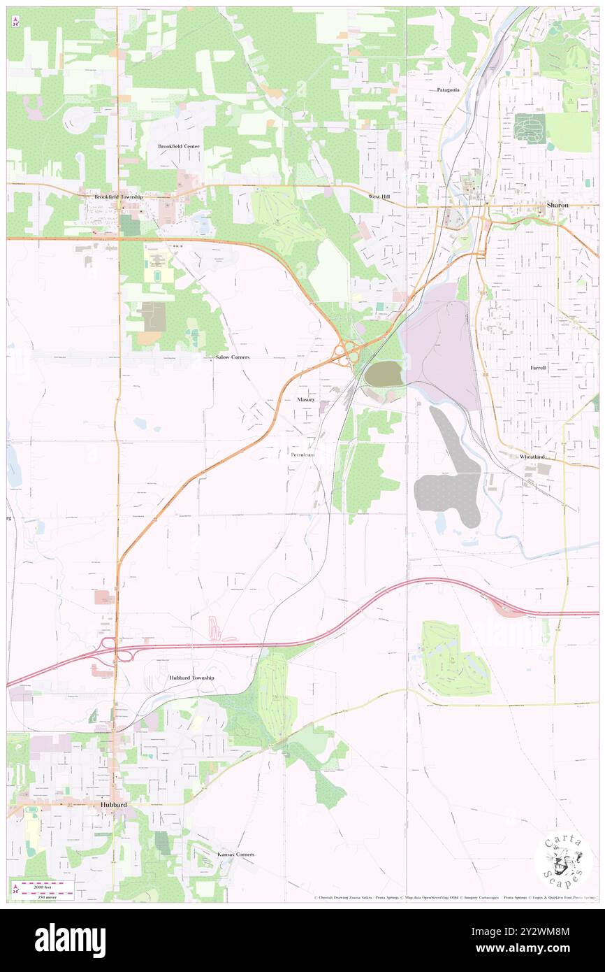 Petrolio, Trumbull County, Stati Uniti, Stati Uniti, Ohio, N 41 12' 4'', S 80 32' 12'', MAP, Cartascapes Map pubblicata nel 2024. Esplora Cartascapes, una mappa che rivela i diversi paesaggi, culture ed ecosistemi della Terra. Viaggia attraverso il tempo e lo spazio, scoprendo l'interconnessione del passato, del presente e del futuro del nostro pianeta. Foto Stock