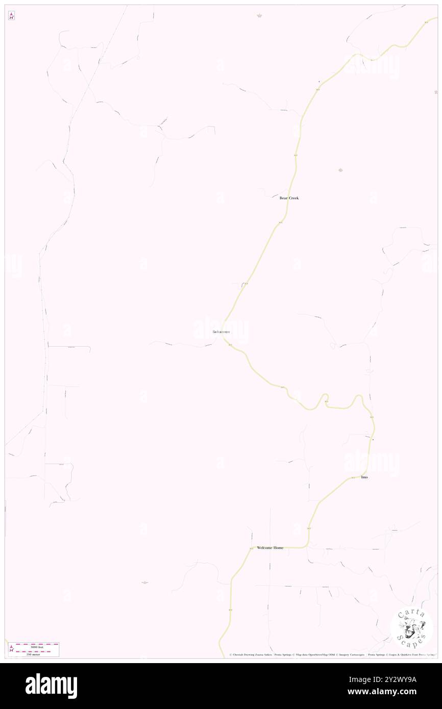 Bohannon, Searcy County, Stati Uniti, Arkansas, N 35 48' 22'', S 92 47' 2'', MAP, Cartascapes Map pubblicata nel 2024. Esplora Cartascapes, una mappa che rivela i diversi paesaggi, culture ed ecosistemi della Terra. Viaggia attraverso il tempo e lo spazio, scoprendo l'interconnessione del passato, del presente e del futuro del nostro pianeta. Foto Stock