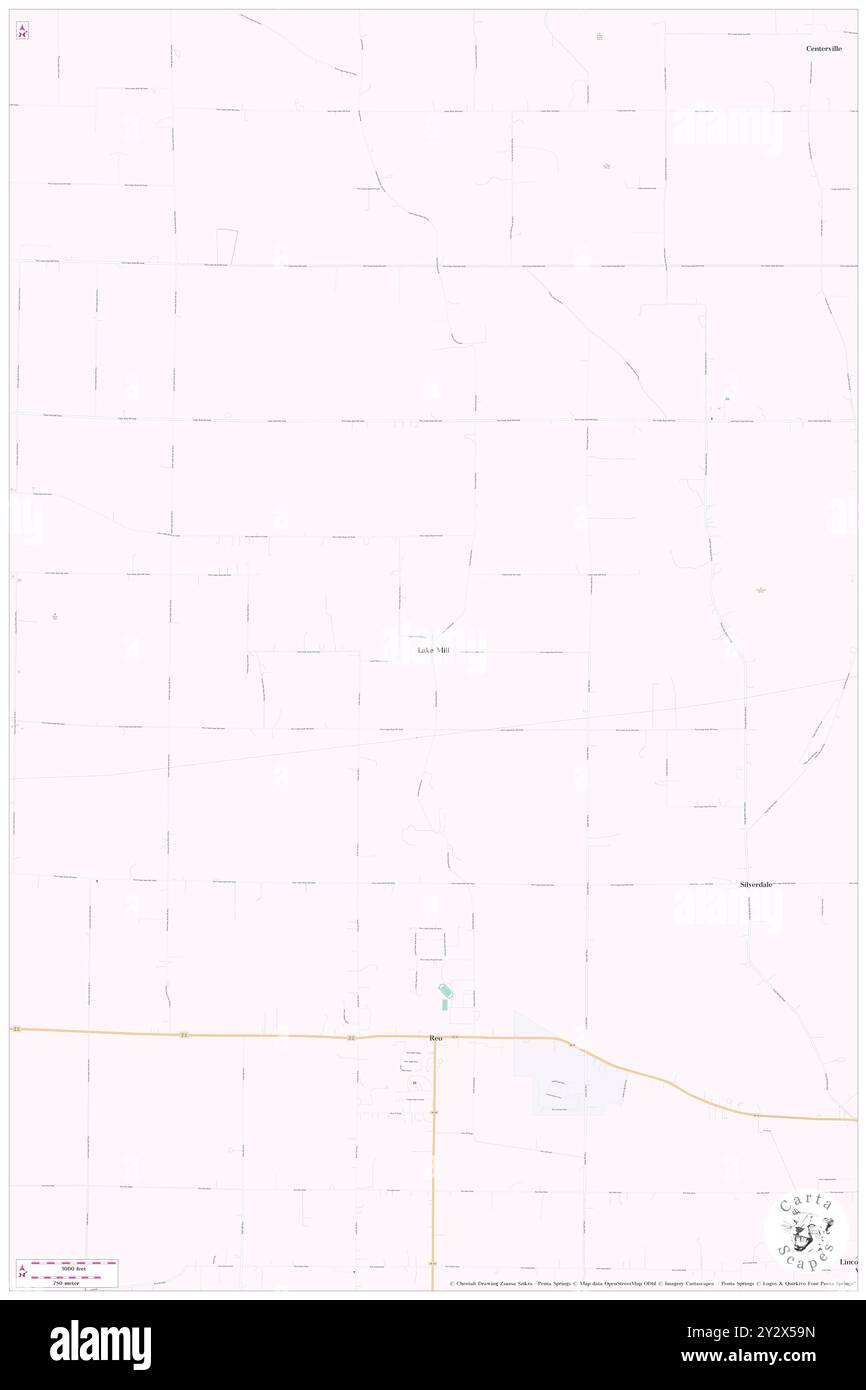 Lake Mill, Spencer County, Stati Uniti, Stati Uniti, Indiana, N 37 56' 16'', S 87 6' 34'', mappa, Cartascapes Map pubblicata nel 2024. Esplora Cartascapes, una mappa che rivela i diversi paesaggi, culture ed ecosistemi della Terra. Viaggia attraverso il tempo e lo spazio, scoprendo l'interconnessione del passato, del presente e del futuro del nostro pianeta. Foto Stock