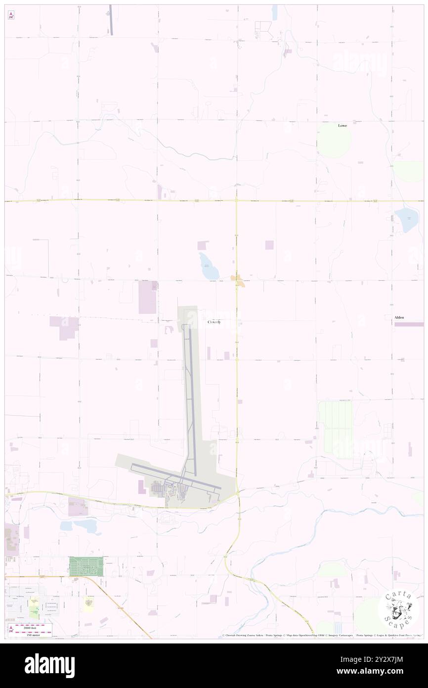 Cloverly, Weld County, Stati Uniti, Stati Uniti, Colorado, N 40 27' 23'', S 104 37' 34'', mappa, Cartascapes Map pubblicata nel 2024. Esplora Cartascapes, una mappa che rivela i diversi paesaggi, culture ed ecosistemi della Terra. Viaggia attraverso il tempo e lo spazio, scoprendo l'interconnessione del passato, del presente e del futuro del nostro pianeta. Foto Stock