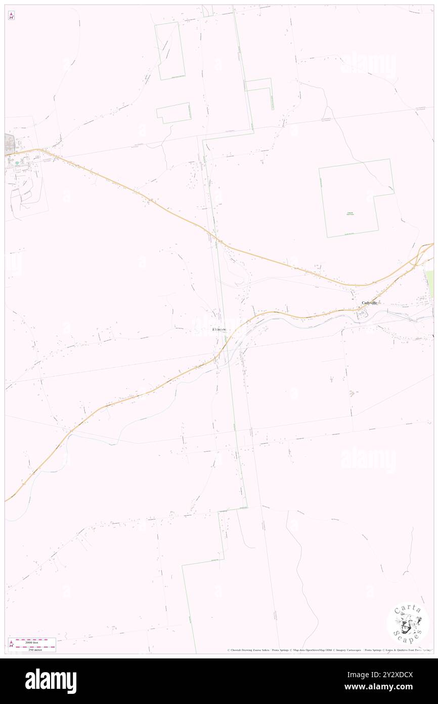 Elsinore, Contea di Clinton, Stati Uniti, Stati Uniti, New York, N 44 41' 37'', S 73 40' 0'', MAP, Cartascapes Map pubblicata nel 2024. Esplora Cartascapes, una mappa che rivela i diversi paesaggi, culture ed ecosistemi della Terra. Viaggia attraverso il tempo e lo spazio, scoprendo l'interconnessione del passato, del presente e del futuro del nostro pianeta. Foto Stock