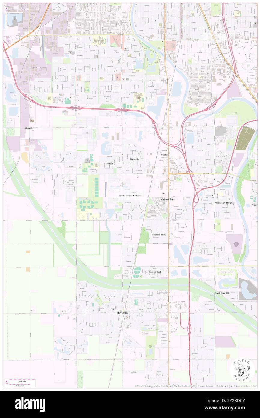 South Seneca Gardens, Sedgwick County, Stati Uniti, Kansas, N 37 36' 4'', S 97 20' 57'', MAP, Cartascapes Map pubblicata nel 2024. Esplora Cartascapes, una mappa che rivela i diversi paesaggi, culture ed ecosistemi della Terra. Viaggia attraverso il tempo e lo spazio, scoprendo l'interconnessione del passato, del presente e del futuro del nostro pianeta. Foto Stock