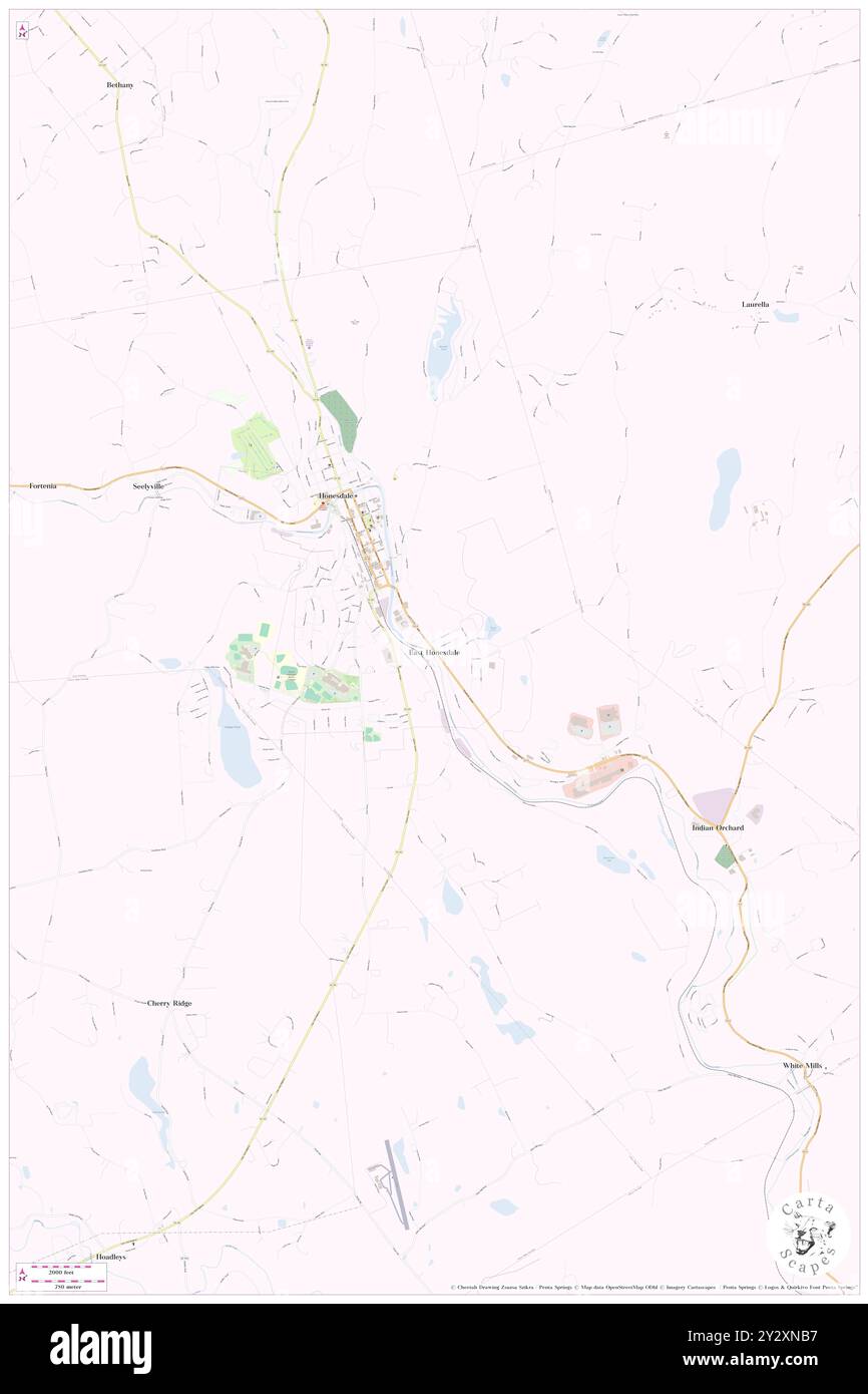 East Honesdale, Wayne County, Stati Uniti, Stati Uniti, Pennsylvania, N 41 33' 46'', S 75 14' 49'', MAP, Cartascapes Map pubblicata nel 2024. Esplora Cartascapes, una mappa che rivela i diversi paesaggi, culture ed ecosistemi della Terra. Viaggia attraverso il tempo e lo spazio, scoprendo l'interconnessione del passato, del presente e del futuro del nostro pianeta. Foto Stock