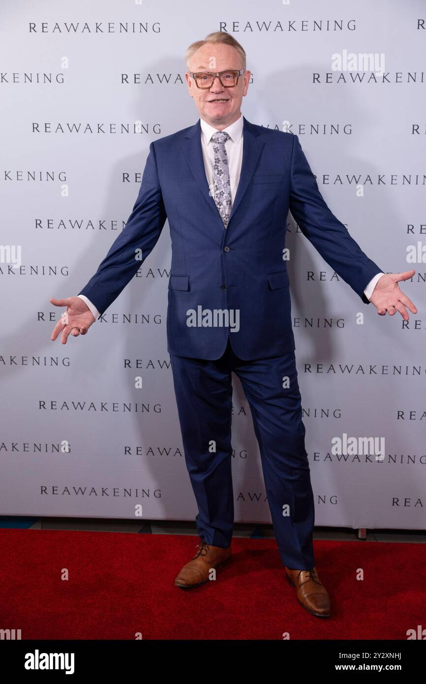 Londra, Regno Unito. 11 settembre 2024. L'attore principale Jared Harris partecipa alla prima inglese di Reawakening al Picturehouse Central di Londra. Crediti: Isabel Infantes/Alamy Live News Foto Stock