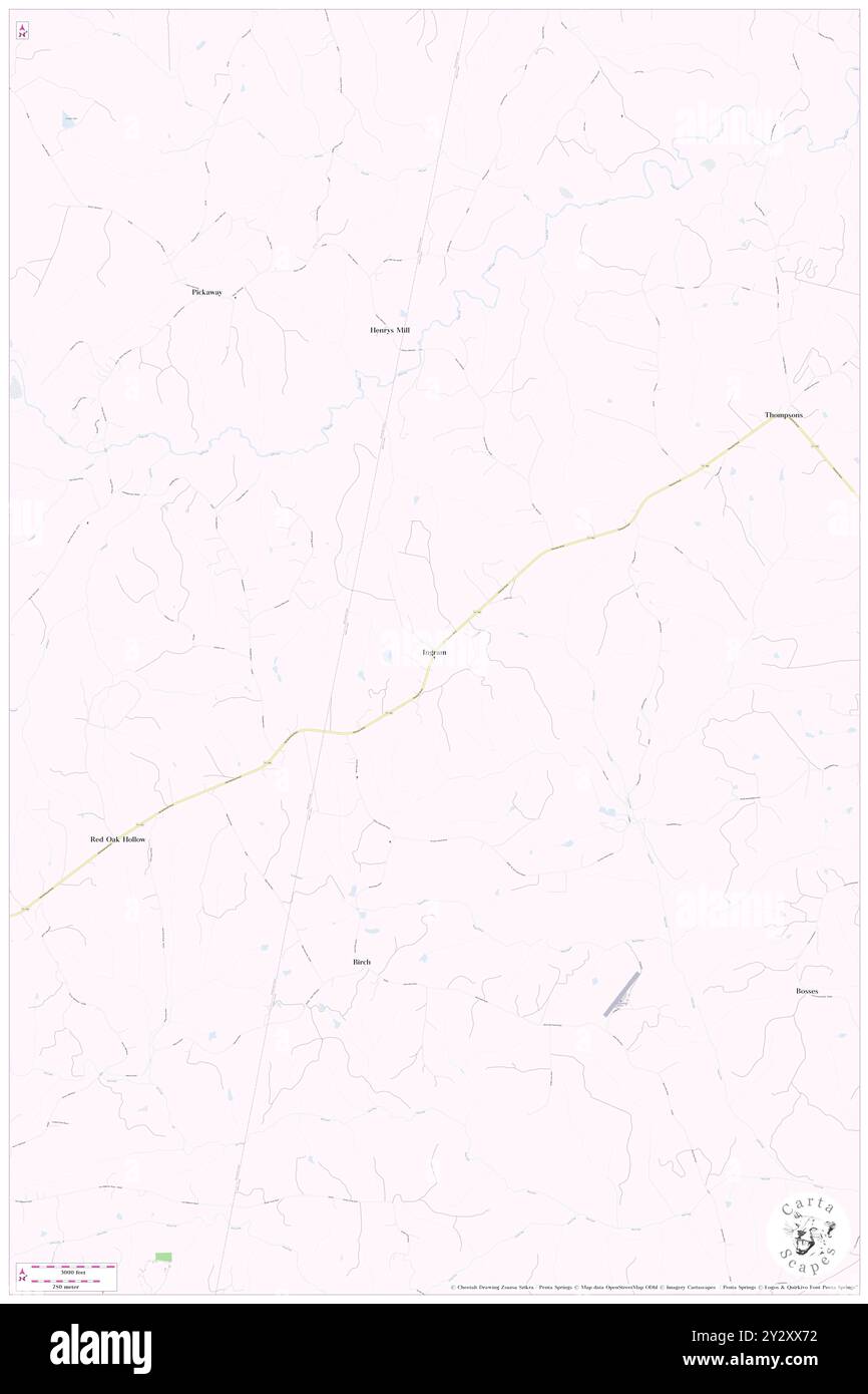 Ingram, Halifax County, Stati Uniti, Virginia, N 36 44' 39'', S 79 9' 30'', MAP, Cartascapes Map pubblicata nel 2024. Esplora Cartascapes, una mappa che rivela i diversi paesaggi, culture ed ecosistemi della Terra. Viaggia attraverso il tempo e lo spazio, scoprendo l'interconnessione del passato, del presente e del futuro del nostro pianeta. Foto Stock