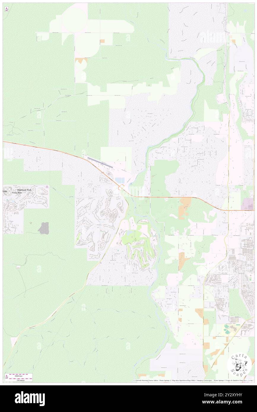 Cline Falls (località storica), Deschutes County, Stati Uniti, Oregon, N 44 16' 27'', S 121 15' 34'', MAP, Cartascapes Map pubblicata nel 2024. Esplora Cartascapes, una mappa che rivela i diversi paesaggi, culture ed ecosistemi della Terra. Viaggia attraverso il tempo e lo spazio, scoprendo l'interconnessione del passato, del presente e del futuro del nostro pianeta. Foto Stock