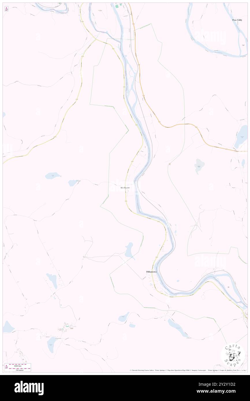 Stockport, Wayne County, Stati Uniti, Stati Uniti, Pennsylvania, N 41 53' 40'', S 75 16' 37'', MAP, Cartascapes Map pubblicata nel 2024. Esplora Cartascapes, una mappa che rivela i diversi paesaggi, culture ed ecosistemi della Terra. Viaggia attraverso il tempo e lo spazio, scoprendo l'interconnessione del passato, del presente e del futuro del nostro pianeta. Foto Stock