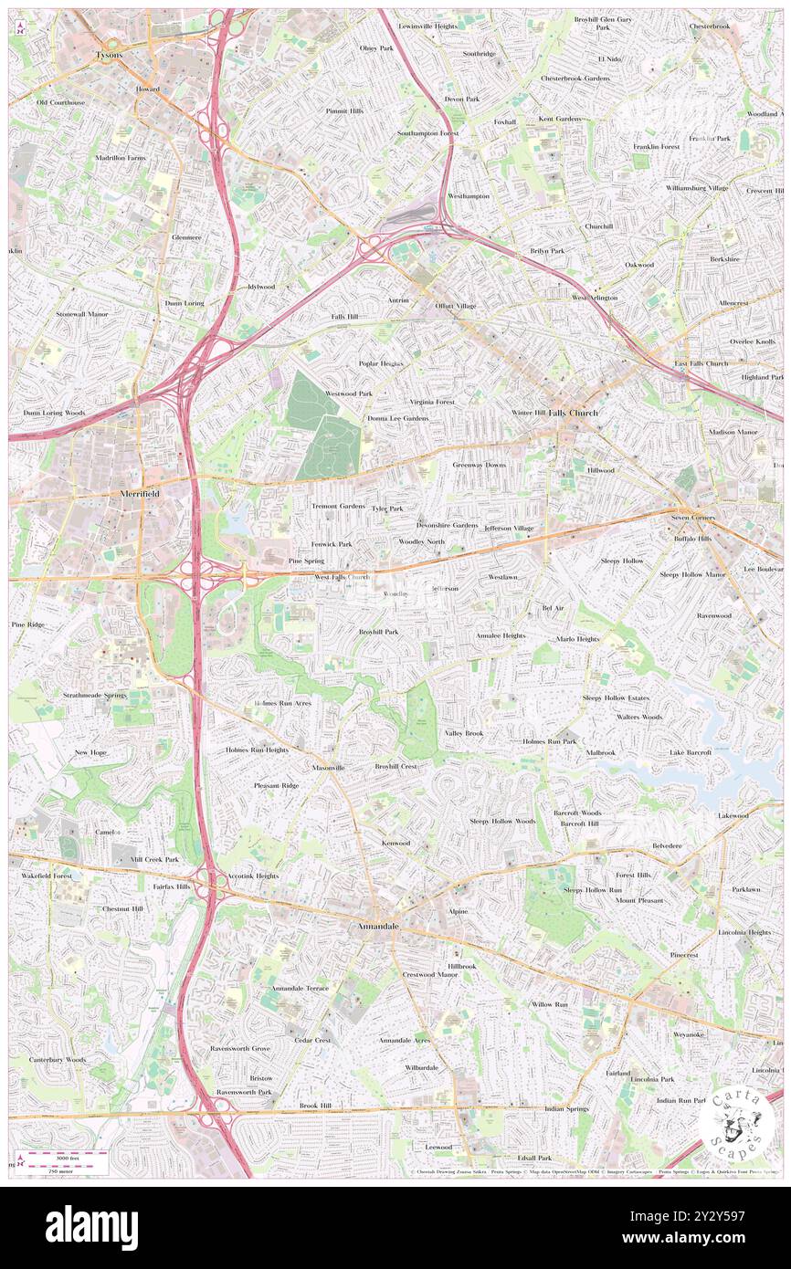 Woodley, Fairfax County, Stati Uniti, Stati Uniti, Virginia, N 38 51' 50'', S 77 11' 38'', MAP, Cartascapes Map pubblicata nel 2024. Esplora Cartascapes, una mappa che rivela i diversi paesaggi, culture ed ecosistemi della Terra. Viaggia attraverso il tempo e lo spazio, scoprendo l'interconnessione del passato, del presente e del futuro del nostro pianeta. Foto Stock