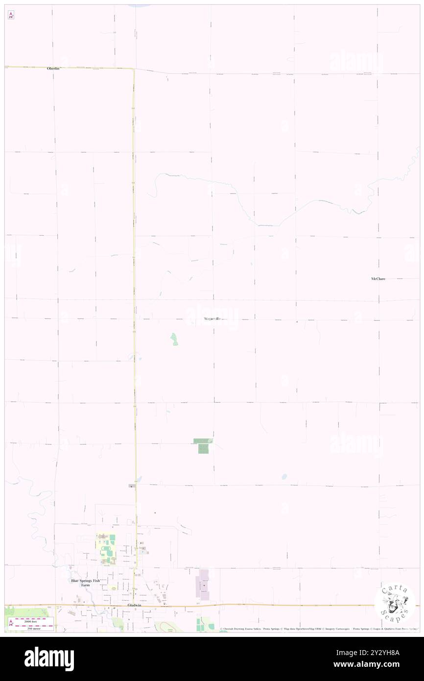 Wagarville, Gladwin County, Stati Uniti, Michigan, N 44 1' 51'', S 84 28' 3'', MAP, Cartascapes Map pubblicata nel 2024. Esplora Cartascapes, una mappa che rivela i diversi paesaggi, culture ed ecosistemi della Terra. Viaggia attraverso il tempo e lo spazio, scoprendo l'interconnessione del passato, del presente e del futuro del nostro pianeta. Foto Stock