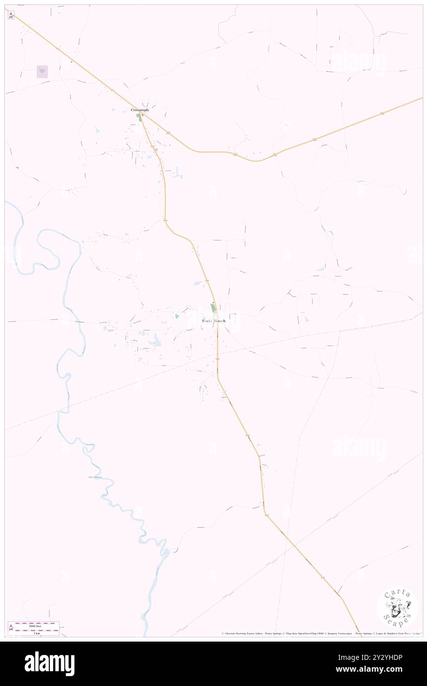 Rocky Branch, Union Parish, Stati Uniti, Stati Uniti, Louisiana, N 32 40' 43'', S 92 12' 11'', MAP, Cartascapes Map pubblicata nel 2024. Esplora Cartascapes, una mappa che rivela i diversi paesaggi, culture ed ecosistemi della Terra. Viaggia attraverso il tempo e lo spazio, scoprendo l'interconnessione del passato, del presente e del futuro del nostro pianeta. Foto Stock