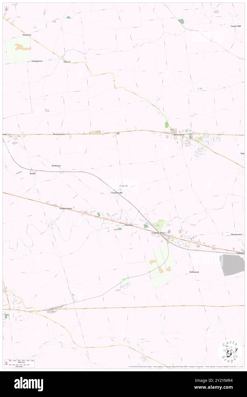 Concord, Lancaster County, Stati Uniti, Stati Uniti, Pennsylvania, N 40 1' 20'', S 76 7' 50'', MAP, Cartascapes Map pubblicata nel 2024. Esplora Cartascapes, una mappa che rivela i diversi paesaggi, culture ed ecosistemi della Terra. Viaggia attraverso il tempo e lo spazio, scoprendo l'interconnessione del passato, del presente e del futuro del nostro pianeta. Foto Stock