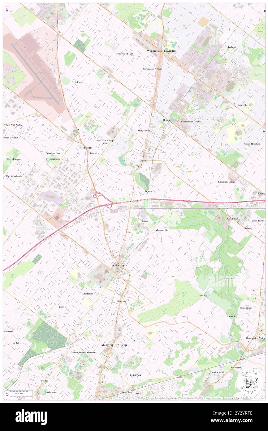 Westbury, Montgomery County, Stati Uniti, Pennsylvania, N 40 9' 45'', S 75 6' 36'', MAP, Cartascapes Map pubblicata nel 2024. Esplora Cartascapes, una mappa che rivela i diversi paesaggi, culture ed ecosistemi della Terra. Viaggia attraverso il tempo e lo spazio, scoprendo l'interconnessione del passato, del presente e del futuro del nostro pianeta. Foto Stock