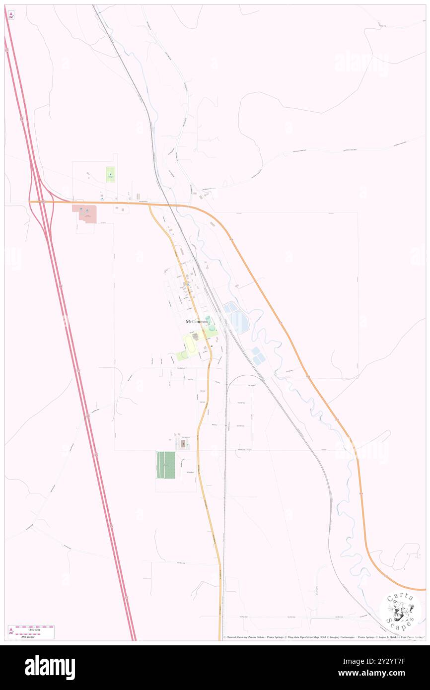 McCammon, Bannock County, Stati Uniti, Idaho, N 42 39' 1'', S 112 11' 34'', MAP, Cartascapes Map pubblicata nel 2024. Esplora Cartascapes, una mappa che rivela i diversi paesaggi, culture ed ecosistemi della Terra. Viaggia attraverso il tempo e lo spazio, scoprendo l'interconnessione del passato, del presente e del futuro del nostro pianeta. Foto Stock