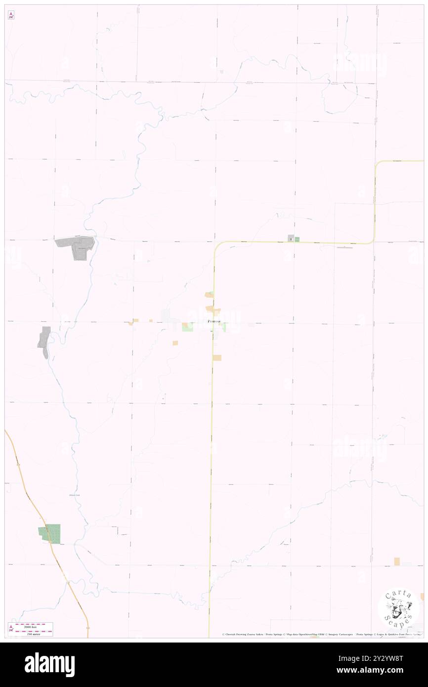 Penrose, Whiteside County, Stati Uniti, Illinois, N 41 53' 15'', S 89 40' 4'', MAP, Cartascapes Map pubblicata nel 2024. Esplora Cartascapes, una mappa che rivela i diversi paesaggi, culture ed ecosistemi della Terra. Viaggia attraverso il tempo e lo spazio, scoprendo l'interconnessione del passato, del presente e del futuro del nostro pianeta. Foto Stock