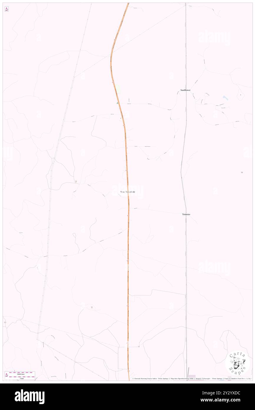 New Wakefield, contea di Washington, Stati Uniti, Alabama, N 31 20' 50'', S 88 1' 55'', MAP, Cartascapes Map pubblicata nel 2024. Esplora Cartascapes, una mappa che rivela i diversi paesaggi, culture ed ecosistemi della Terra. Viaggia attraverso il tempo e lo spazio, scoprendo l'interconnessione del passato, del presente e del futuro del nostro pianeta. Foto Stock