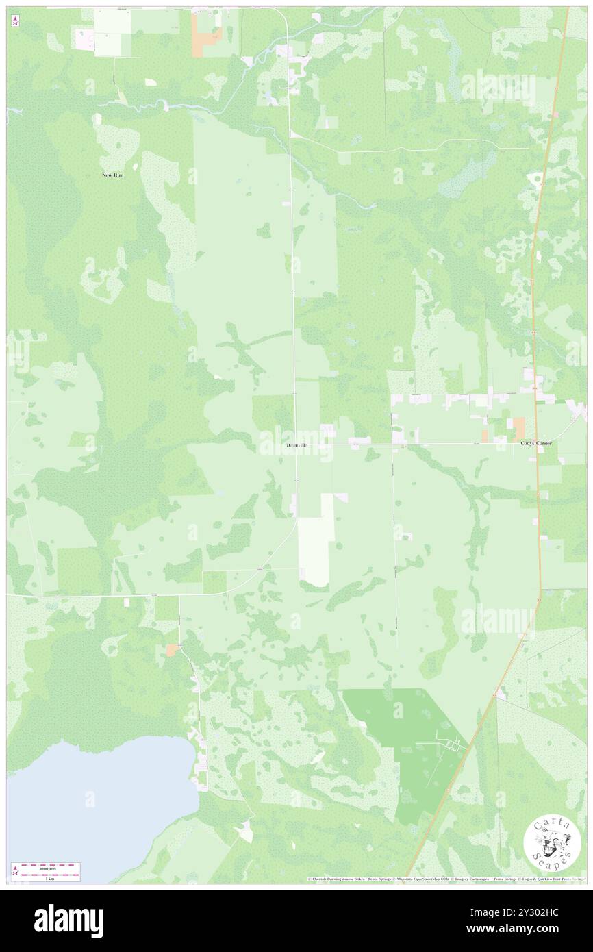 Deanville, Flagler County, Stati Uniti, Florida, N 29 20' 34'', S 81 21' 9'', MAP, Cartascapes Map pubblicata nel 2024. Esplora Cartascapes, una mappa che rivela i diversi paesaggi, culture ed ecosistemi della Terra. Viaggia attraverso il tempo e lo spazio, scoprendo l'interconnessione del passato, del presente e del futuro del nostro pianeta. Foto Stock