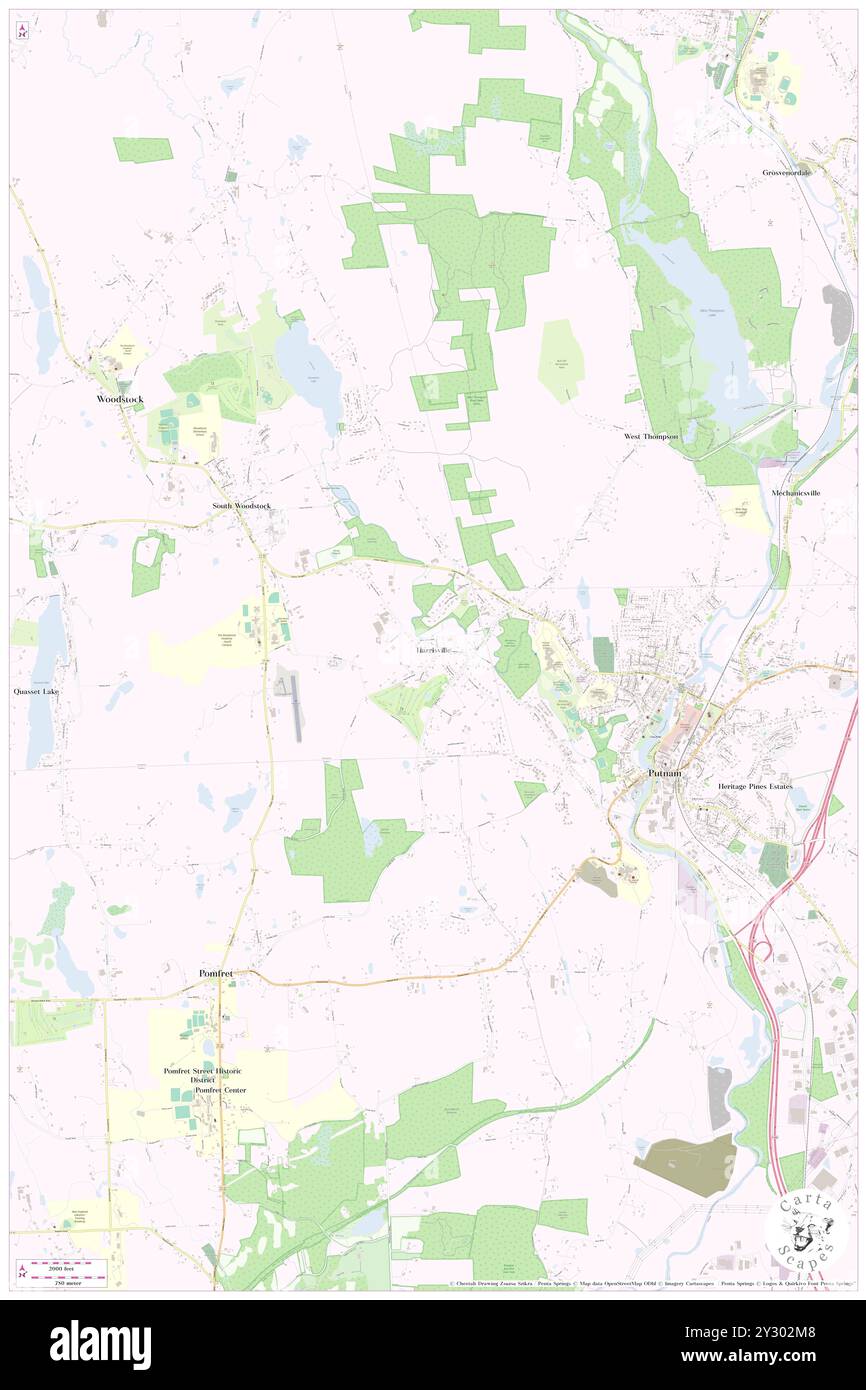 Harrisville, Windham County, Stati Uniti, Connecticut, N 41 55' 34'', S 71 56' 12'', MAP, Cartascapes Map pubblicata nel 2024. Esplora Cartascapes, una mappa che rivela i diversi paesaggi, culture ed ecosistemi della Terra. Viaggia attraverso il tempo e lo spazio, scoprendo l'interconnessione del passato, del presente e del futuro del nostro pianeta. Foto Stock