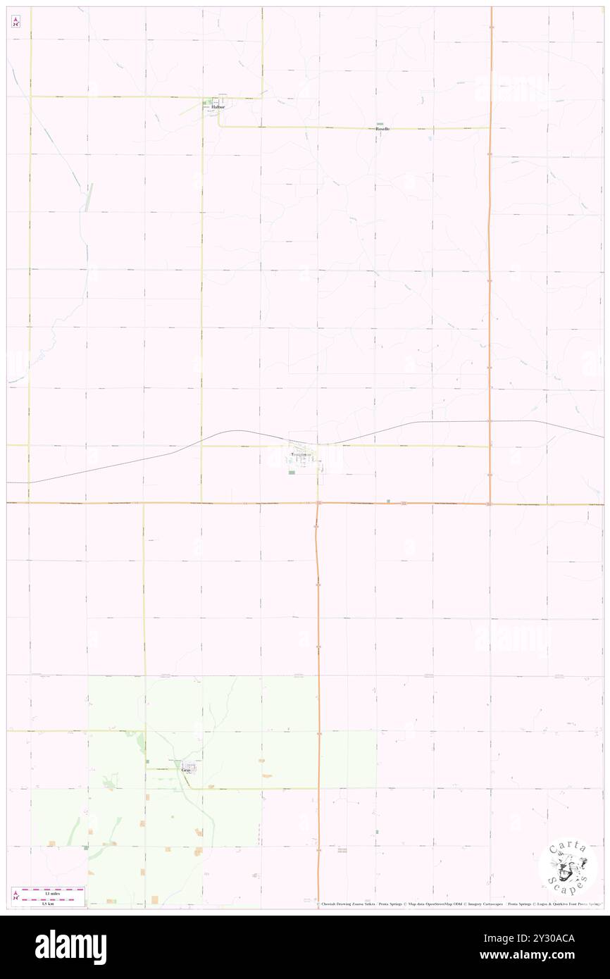 Templeton, Carroll County, Stati Uniti, Iowa, N 41 55' 5'', S 94 56' 33''', MAP, Cartascapes Map pubblicata nel 2024. Esplora Cartascapes, una mappa che rivela i diversi paesaggi, culture ed ecosistemi della Terra. Viaggia attraverso il tempo e lo spazio, scoprendo l'interconnessione del passato, del presente e del futuro del nostro pianeta. Foto Stock