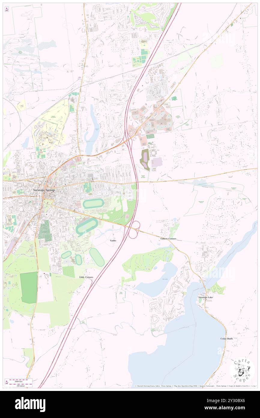 Independence Square, Saratoga County, Stati Uniti, New York, N 43 4' 50'', S 73 45' 5'', MAP, Cartascapes Map pubblicata nel 2024. Esplora Cartascapes, una mappa che rivela i diversi paesaggi, culture ed ecosistemi della Terra. Viaggia attraverso il tempo e lo spazio, scoprendo l'interconnessione del passato, del presente e del futuro del nostro pianeta. Foto Stock