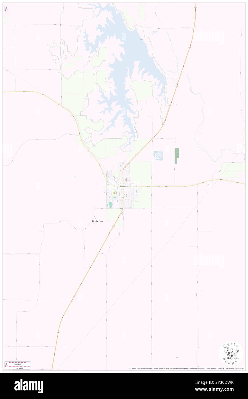 Elwood, Gosper County, Stati Uniti, Nebraska, N 40 35' 25'', S 99 51' 39'', MAP, Cartascapes Map pubblicata nel 2024. Esplora Cartascapes, una mappa che rivela i diversi paesaggi, culture ed ecosistemi della Terra. Viaggia attraverso il tempo e lo spazio, scoprendo l'interconnessione del passato, del presente e del futuro del nostro pianeta. Foto Stock