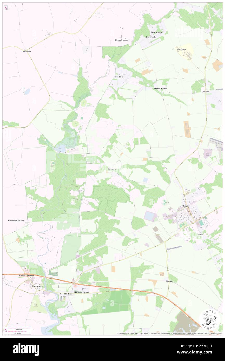 Jumptown, Caroline County, Stati Uniti, Stati Uniti, Maryland, N 38 57' 40'', S 75 55' 6'', MAP, Cartascapes Map pubblicata nel 2024. Esplora Cartascapes, una mappa che rivela i diversi paesaggi, culture ed ecosistemi della Terra. Viaggia attraverso il tempo e lo spazio, scoprendo l'interconnessione del passato, del presente e del futuro del nostro pianeta. Foto Stock