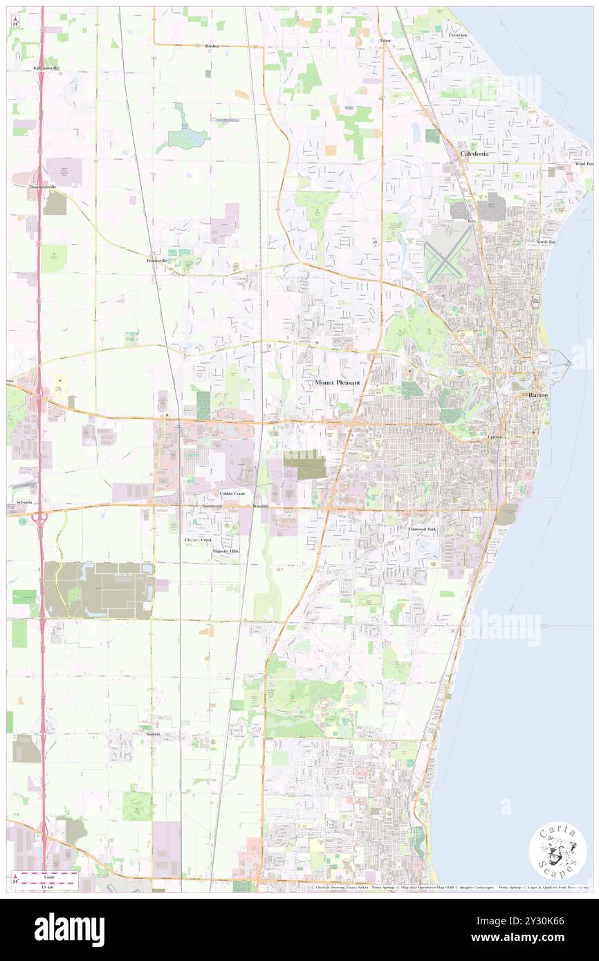 Mount Pleasant, Allegan County, Stati Uniti, Michigan, N 42 27' 26'', S 86 14' 50'', MAP, Cartascapes Map pubblicata nel 2024. Esplora Cartascapes, una mappa che rivela i diversi paesaggi, culture ed ecosistemi della Terra. Viaggia attraverso il tempo e lo spazio, scoprendo l'interconnessione del passato, del presente e del futuro del nostro pianeta. Foto Stock