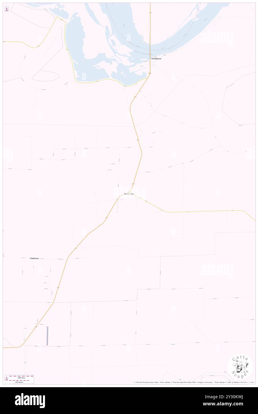 Back Gate, Desha County, Stati Uniti, Stati Uniti, Arkansas, N 33 55' 57'', S 91 23' 34'', MAP, Cartascapes Map pubblicata nel 2024. Esplora Cartascapes, una mappa che rivela i diversi paesaggi, culture ed ecosistemi della Terra. Viaggia attraverso il tempo e lo spazio, scoprendo l'interconnessione del passato, del presente e del futuro del nostro pianeta. Foto Stock