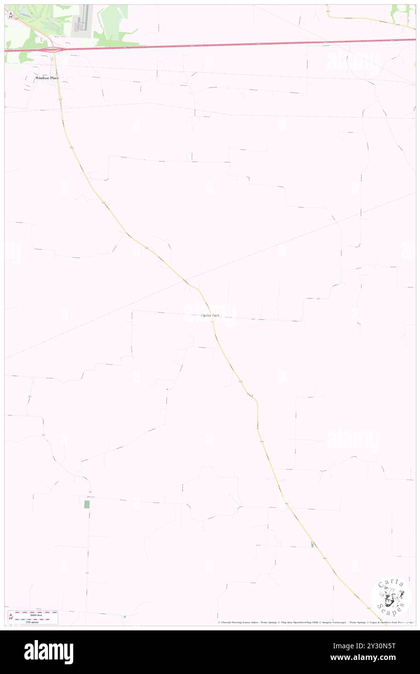 Clarks Fork, Cooper County, Stati Uniti, Stati Uniti, Missouri, N 38 53' 13'', S 92 39' 9'', MAP, Cartascapes Map pubblicata nel 2024. Esplora Cartascapes, una mappa che rivela i diversi paesaggi, culture ed ecosistemi della Terra. Viaggia attraverso il tempo e lo spazio, scoprendo l'interconnessione del passato, del presente e del futuro del nostro pianeta. Foto Stock