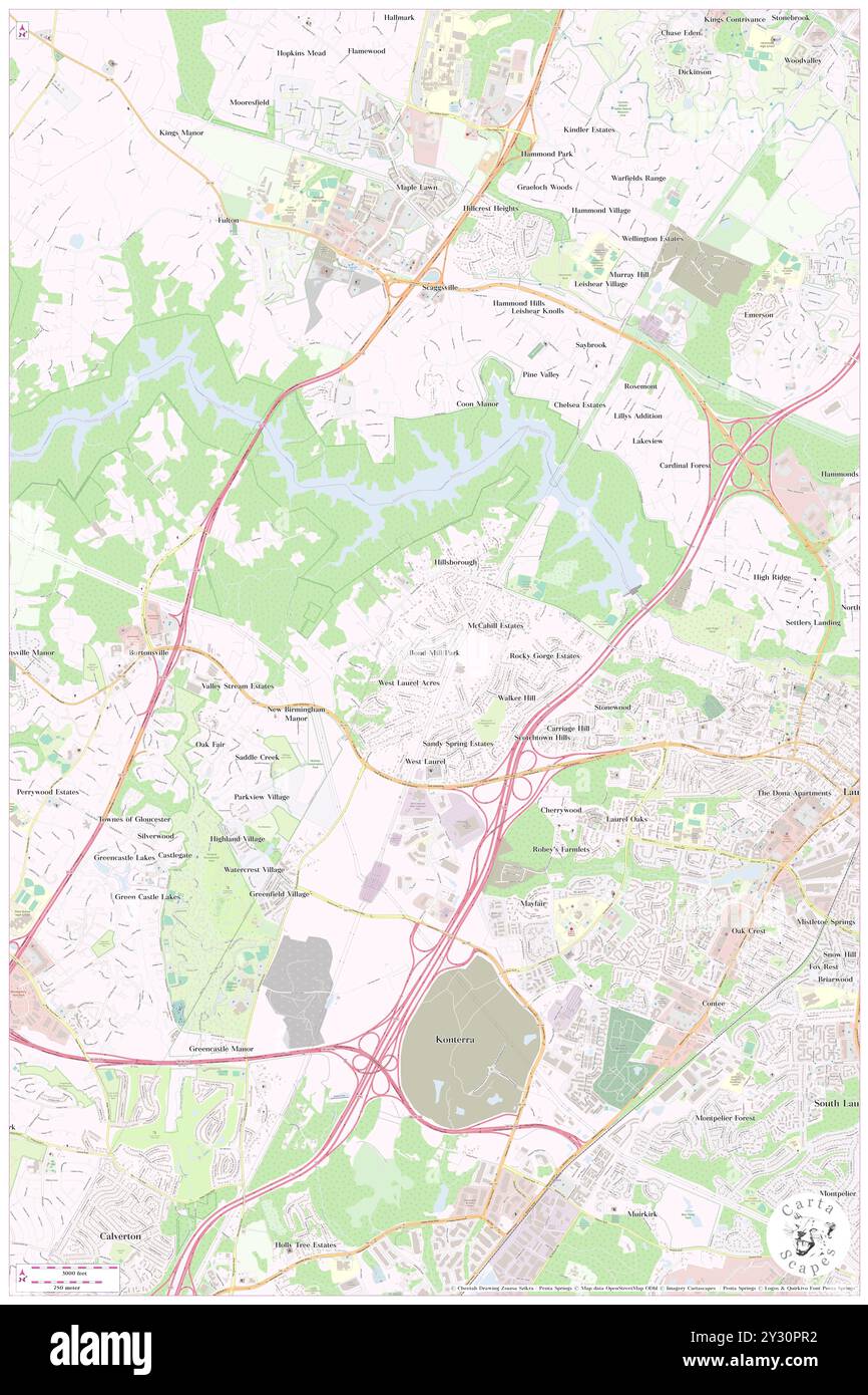 Bond Mill Park, Prince George's County, Stati Uniti, Stati Uniti, Maryland, N 39 6' 40'', S 76 53' 54'', MAP, Cartascapes Map pubblicata nel 2024. Esplora Cartascapes, una mappa che rivela i diversi paesaggi, culture ed ecosistemi della Terra. Viaggia attraverso il tempo e lo spazio, scoprendo l'interconnessione del passato, del presente e del futuro del nostro pianeta. Foto Stock