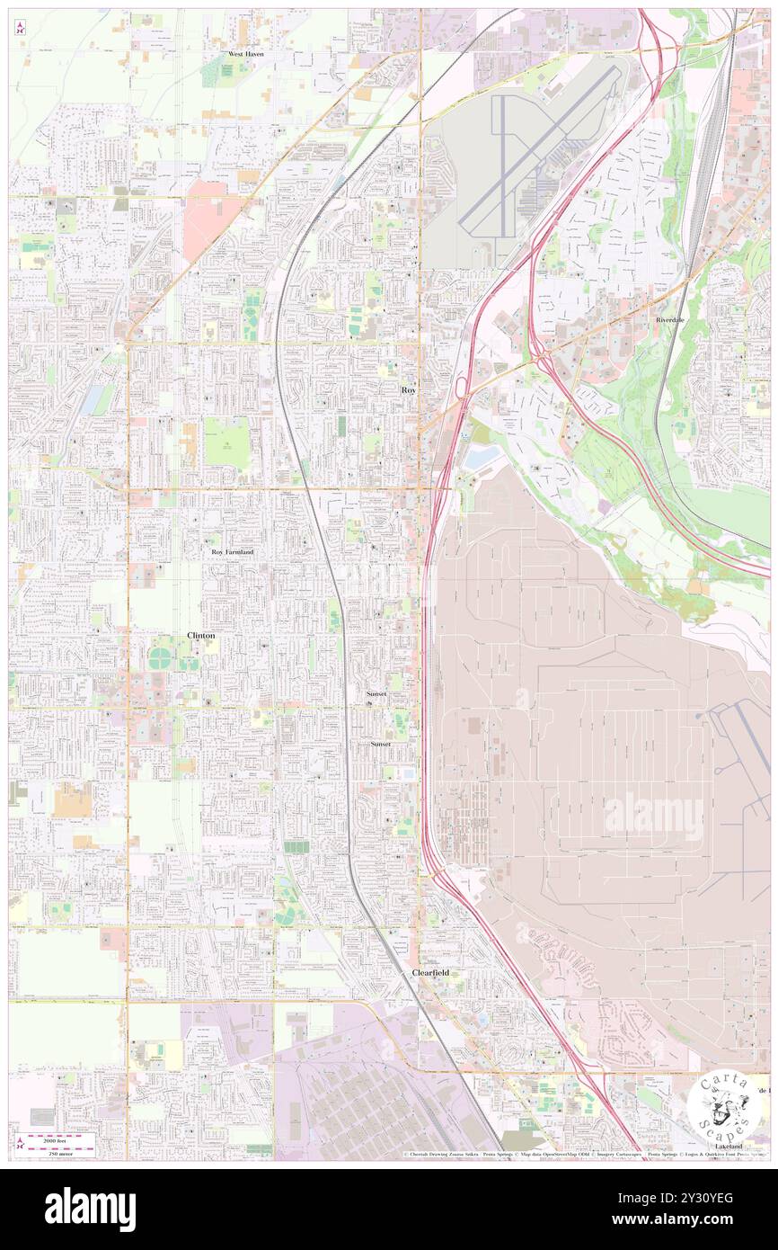 Linda Vista, Davis County, Stati Uniti, Stati Uniti, Utah, N 41 9' 7'', S 112 1' 47'', MAP, Cartascapes Map pubblicata nel 2024. Esplora Cartascapes, una mappa che rivela i diversi paesaggi, culture ed ecosistemi della Terra. Viaggia attraverso il tempo e lo spazio, scoprendo l'interconnessione del passato, del presente e del futuro del nostro pianeta. Foto Stock