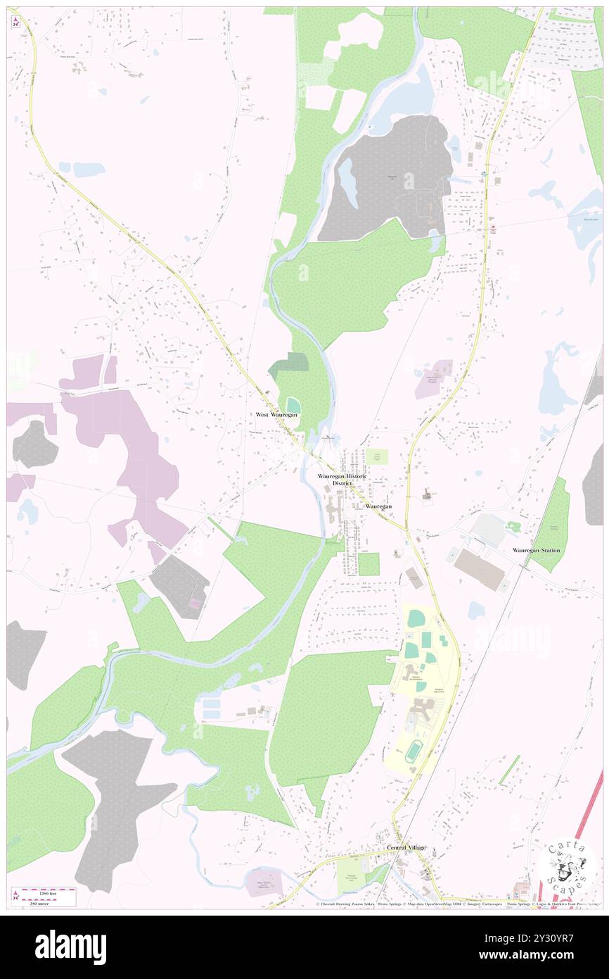 Wauregan, contea di Windham, Stati Uniti, Connecticut, N 41 44' 39'', S 71 54' 33'', MAP, Cartascapes Map pubblicata nel 2024. Esplora Cartascapes, una mappa che rivela i diversi paesaggi, culture ed ecosistemi della Terra. Viaggia attraverso il tempo e lo spazio, scoprendo l'interconnessione del passato, del presente e del futuro del nostro pianeta. Foto Stock