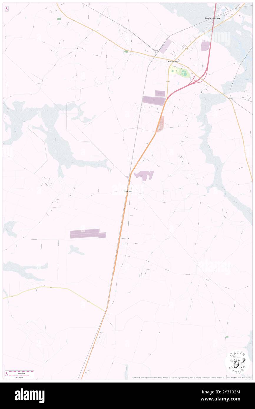 Hackney, contea di Beaufort, Stati Uniti, Carolina del Nord, N 35 28' 11'', S 77 7' 8'', MAP, Cartascapes Map pubblicata nel 2024. Esplora Cartascapes, una mappa che rivela i diversi paesaggi, culture ed ecosistemi della Terra. Viaggia attraverso il tempo e lo spazio, scoprendo l'interconnessione del passato, del presente e del futuro del nostro pianeta. Foto Stock