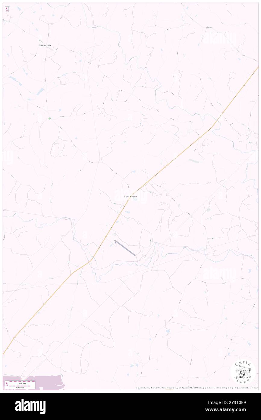 Kells Corner, Lunenburg County, Stati Uniti, Stati Uniti, Virginia, N 36 52' 42'', S 78 24' 27'', MAP, Cartascapes Map pubblicata nel 2024. Esplora Cartascapes, una mappa che rivela i diversi paesaggi, culture ed ecosistemi della Terra. Viaggia attraverso il tempo e lo spazio, scoprendo l'interconnessione del passato, del presente e del futuro del nostro pianeta. Foto Stock