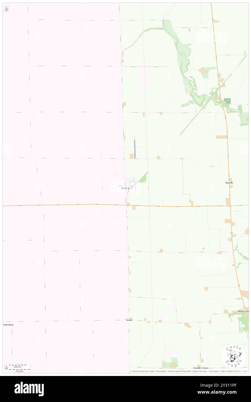 Henning, Vermilion County, Stati Uniti, Illinois, N 40 18' 18''', S 87 42' 3'', MAP, Cartascapes Map pubblicata nel 2024. Esplora Cartascapes, una mappa che rivela i diversi paesaggi, culture ed ecosistemi della Terra. Viaggia attraverso il tempo e lo spazio, scoprendo l'interconnessione del passato, del presente e del futuro del nostro pianeta. Foto Stock