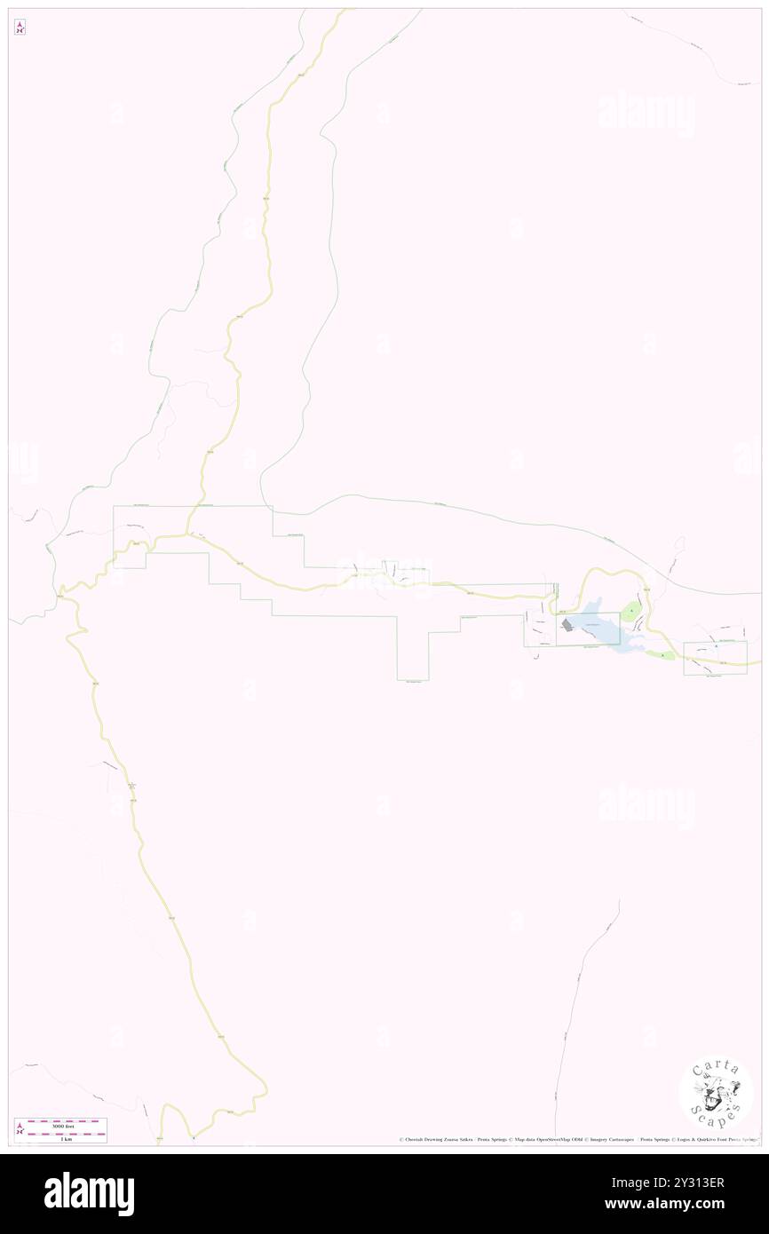 Trout Valley, Grant County, Stati Uniti, Stati Uniti, New Mexico, N 33 2' 10'', S 108 11' 21''', MAP, Cartascapes Map pubblicata nel 2024. Esplora Cartascapes, una mappa che rivela i diversi paesaggi, culture ed ecosistemi della Terra. Viaggia attraverso il tempo e lo spazio, scoprendo l'interconnessione del passato, del presente e del futuro del nostro pianeta. Foto Stock