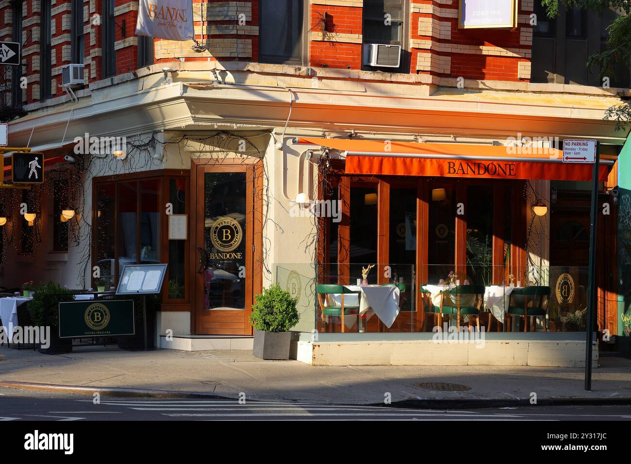 Bandone, 195 Spring St, New York, New York, New York, negozio di un ristorante italiano nel quartiere SoHo di Manhattan. Foto Stock