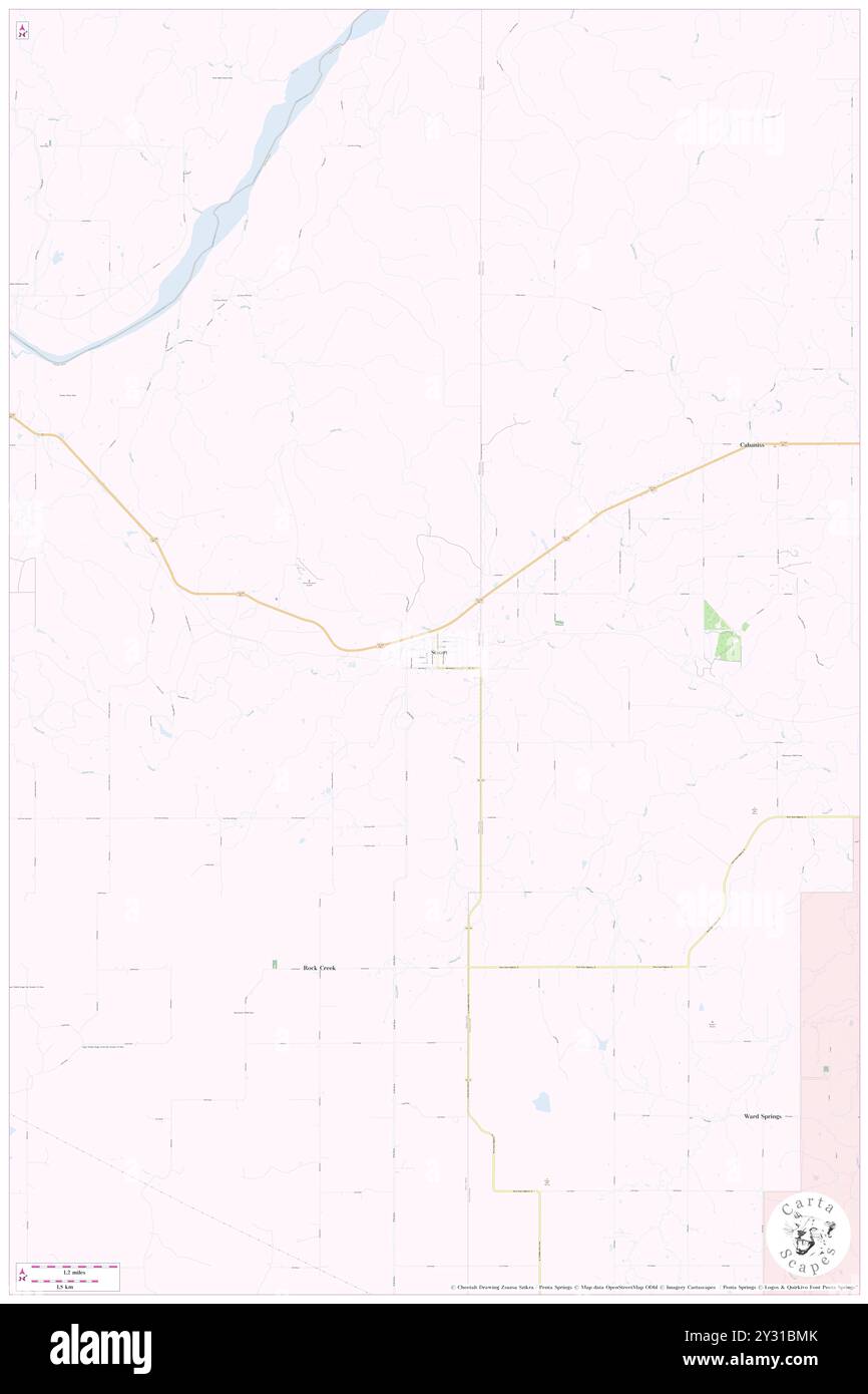 Stuart, Hughes County, Stati Uniti, Stati Uniti, Oklahoma, N 34 54' 5'', S 96 5' 56'', MAP, Cartascapes Map pubblicata nel 2024. Esplora Cartascapes, una mappa che rivela i diversi paesaggi, culture ed ecosistemi della Terra. Viaggia attraverso il tempo e lo spazio, scoprendo l'interconnessione del passato, del presente e del futuro del nostro pianeta. Foto Stock